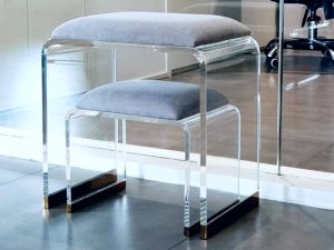 Acrylic Chair with Soft Seat
