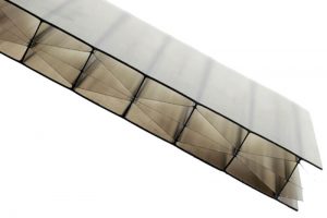 Gray Polycarbonate Siding